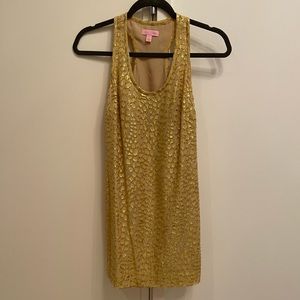 Lilly Pulitzer Betty almond Packin Heat Jacquard Dress PXXS